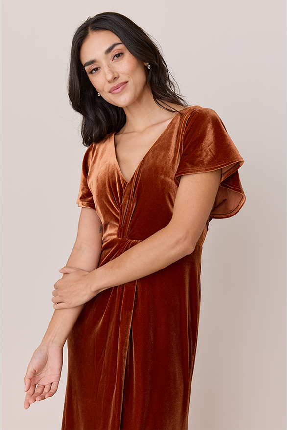 velveteen dress Gwen Velvet Dress