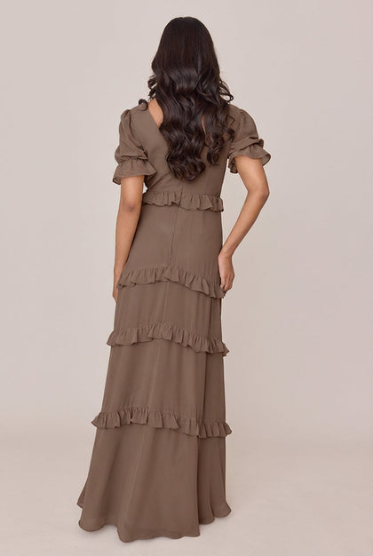 Harley Chiffon Dress | Made To Order | Truffle
