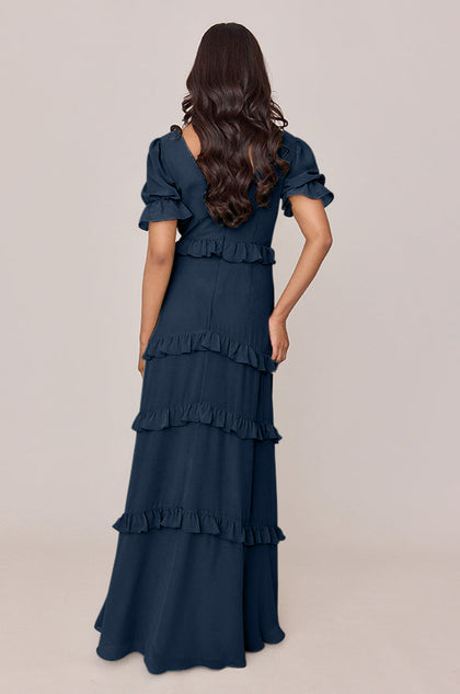Harley Chiffon Dress | Made To Order | Romantic Blue