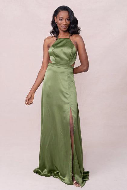 Haven Satin Dress | Made To Order | Fern