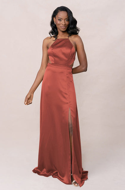 Haven Satin Dress | Made To Order | Cinnamon Rose
