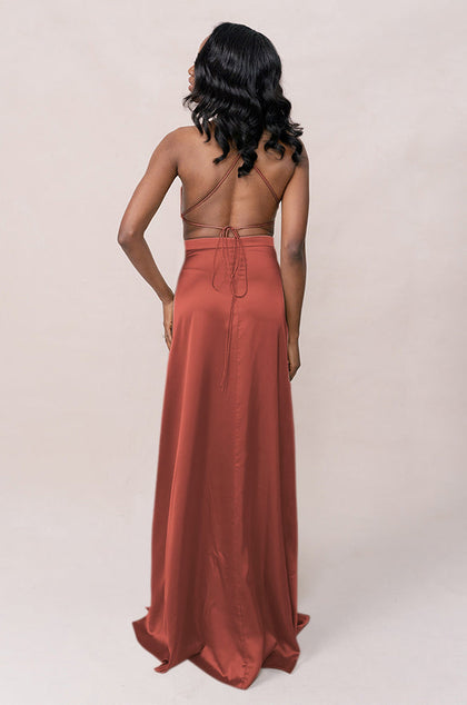 Haven Satin Dress | Made To Order | Cinnamon Rose