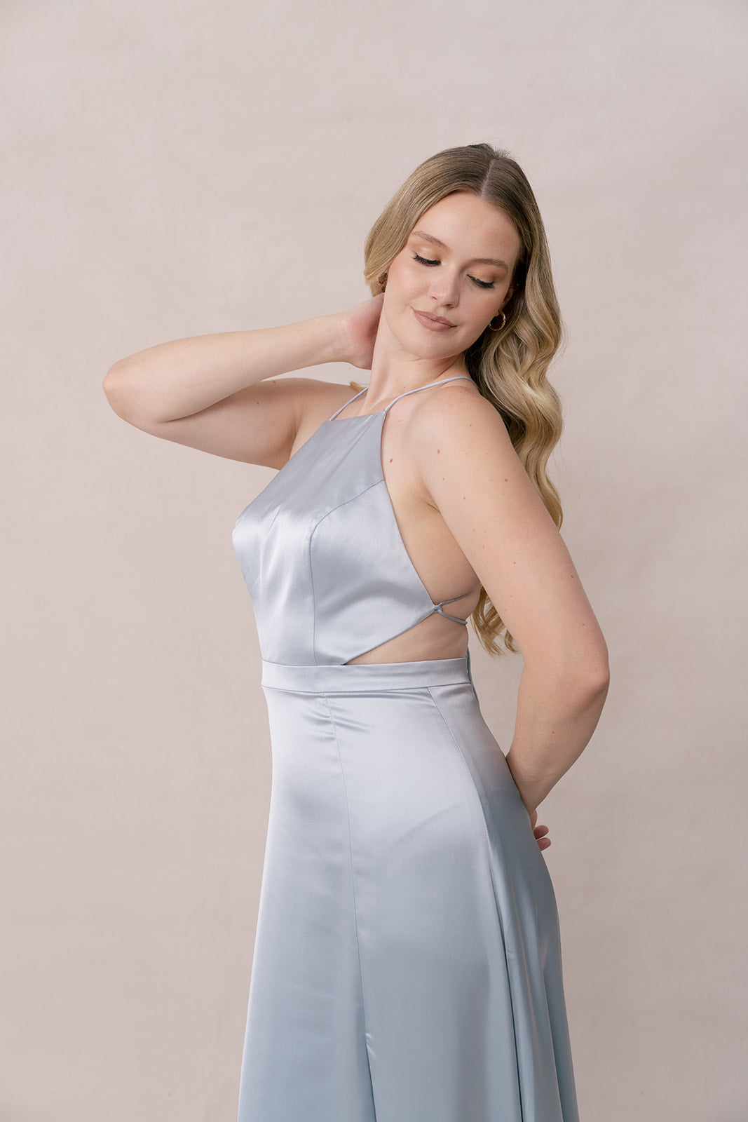 Haven Satin Dress | Made to Order Gold Champagne Haven Satin Dress | Made to Order Gold Champagne