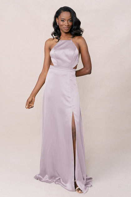 Haven Satin Dress | Made To Order | Lilac