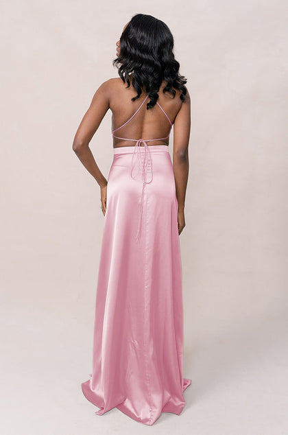 Haven Satin Dress | Made To Order | Perfect Pink