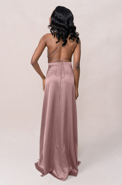Haven Satin Dress | Made To Order | Rose Quartz