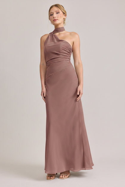 Imani Chiffon Dress | Made To Order | Desert Rose