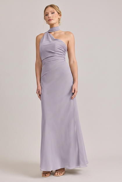 Imani Chiffon Dress | Made To Order | Light Lavender