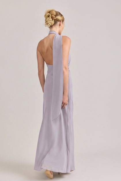 Imani Chiffon Dress | Made To Order | Light Lavender