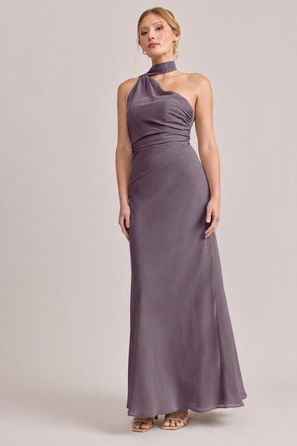Imani Chiffon Dress | Made To Order | Wisteria
