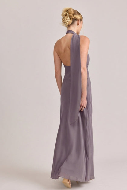 Imani Chiffon Dress | Made To Order | Wisteria
