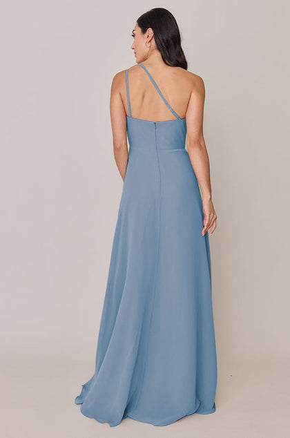 Inez Chiffon Dress | Made To Order | French Blue