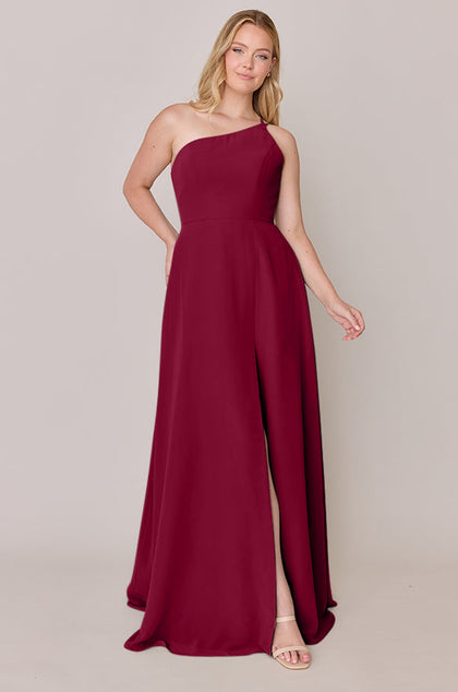 Inez Chiffon Dress | Made To Order | Marsala