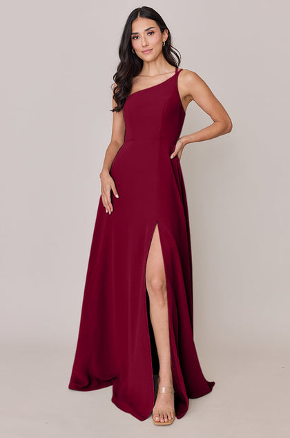 Inez Chiffon Dress | Made To Order | Marsala