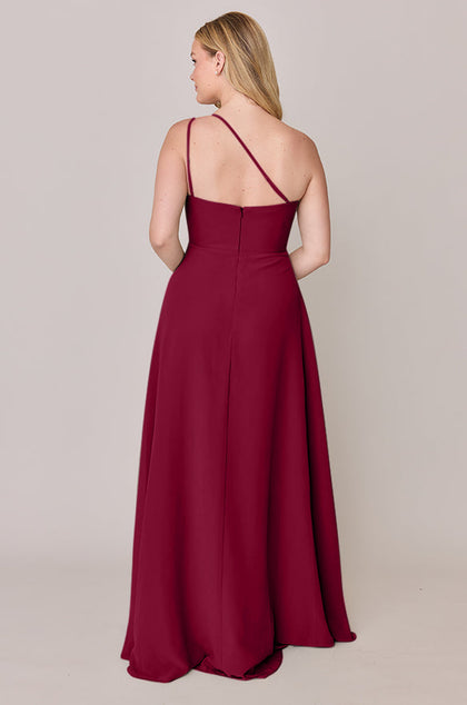 Inez Chiffon Dress | Made To Order | Marsala