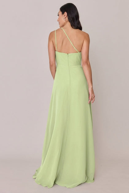 Inez Chiffon Dress | Made To Order | Matcha