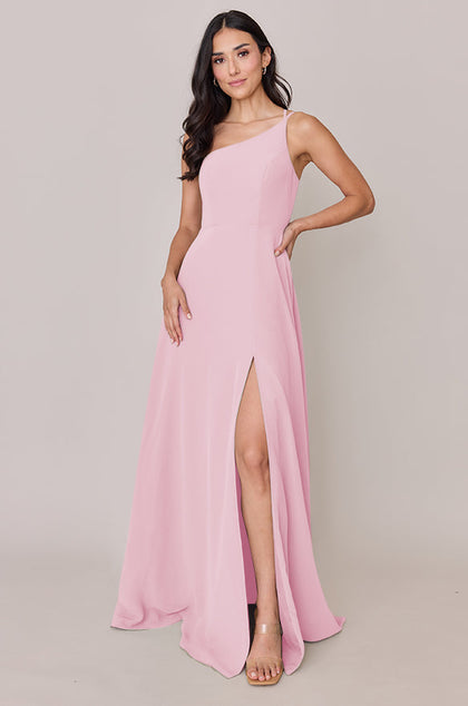 Inez Chiffon Dress | Made To Order | Perfect Pink