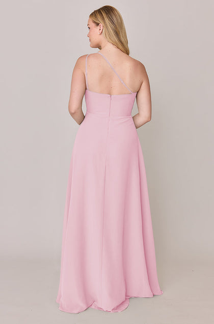 Inez Chiffon Dress | Made To Order | Perfect Pink