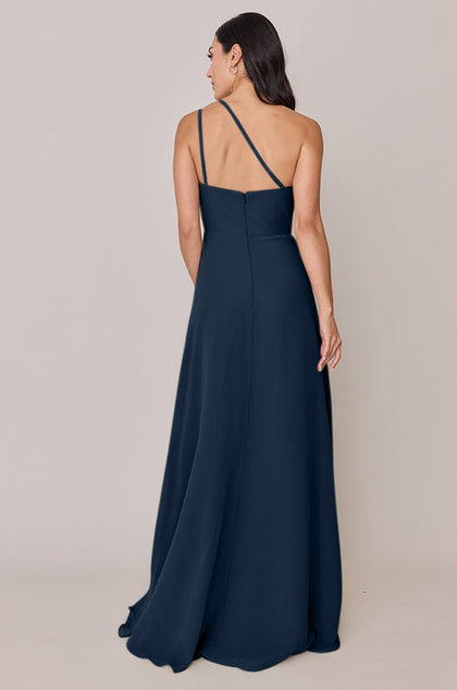 Inez Chiffon Dress | Made To Order | Romantic Blue