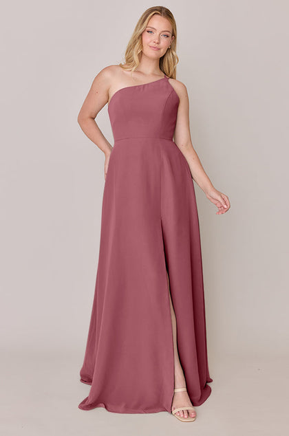 Inez Chiffon Dress | Made To Order | Rosewood