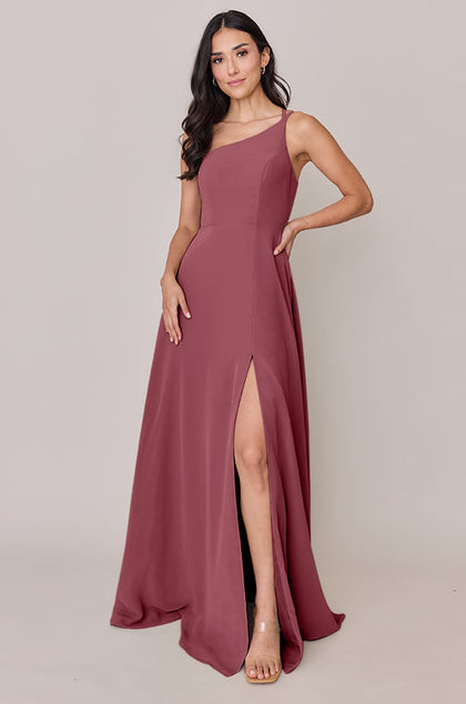 Inez Chiffon Dress | Made To Order | Rosewood