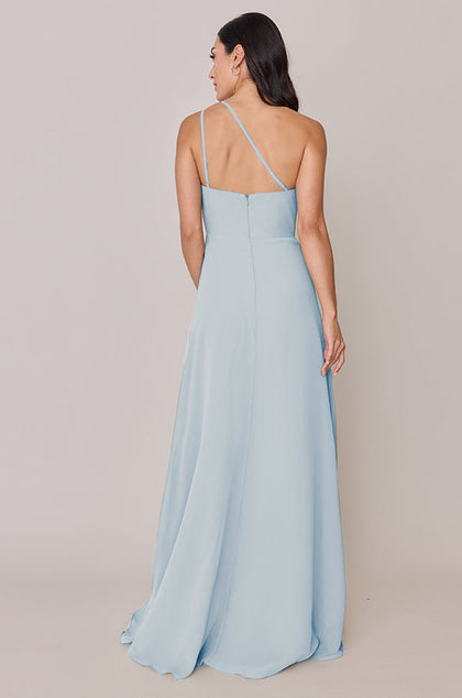 Inez Chiffon Dress | Made To Order | Sky Blue