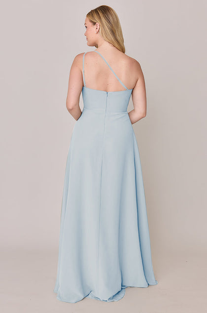 Inez Chiffon Dress | Made To Order | Sky Blue