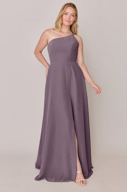 Inez Chiffon Dress | Made To Order | Wisteria