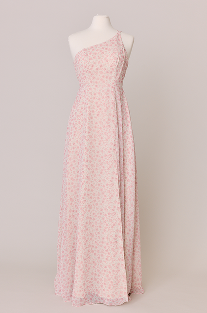 Inez Chiffon Floral Print Dress | Made To Order | Blushing Bride Posey