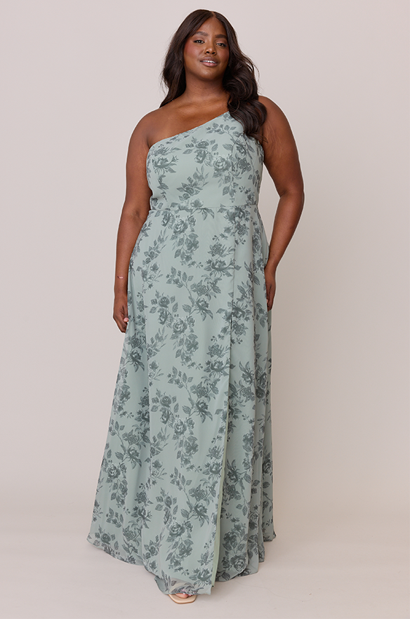 Inez Chiffon Floral Print Dress Inez Chiffon Floral Print Dress