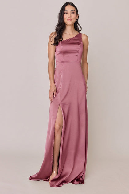 Inez Satin Dress | Made To Order | Raspberry