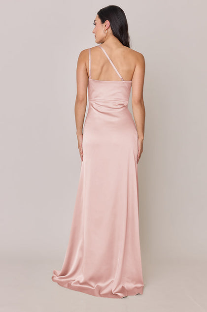 Inez Satin Dress | Made To Order | Blush