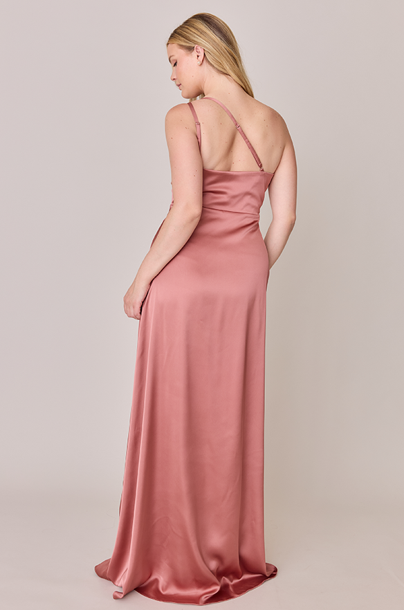 Inez Satin Dress | Made To Order Gold Inez Satin Dress | Made To Order Gold