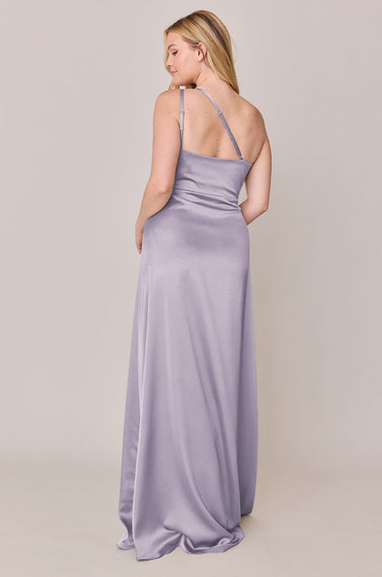 Inez Satin Dress | Made To Order | Light Lavender