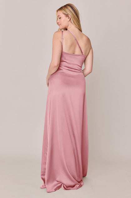 Inez Satin Dress | Made To Order | Rosette