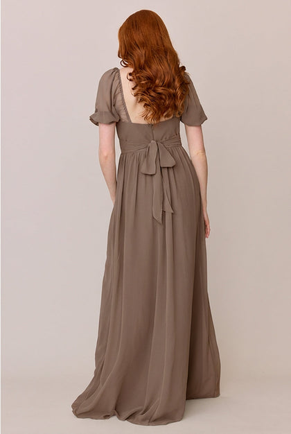 Isabella Chiffon Dress | Made To Order | Truffle