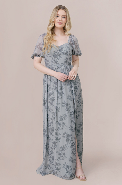 Model: Sydney; Size: 10; Color: Sage Bouquet