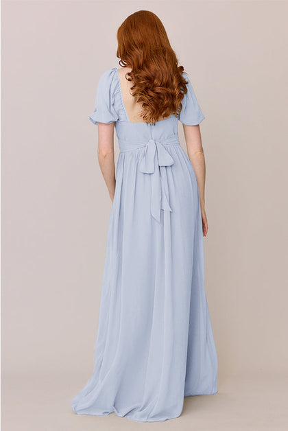 Isabella Chiffon Dress | Made To Order | Periwinkle