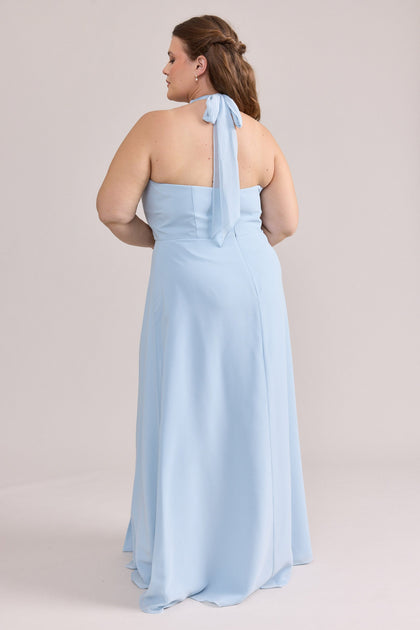 Model: Tegan; Size: 2XL; Color: Sky Blue