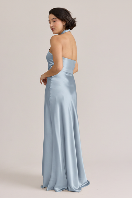 Model: Clarissa; Size: Small; Color: Sky Blue