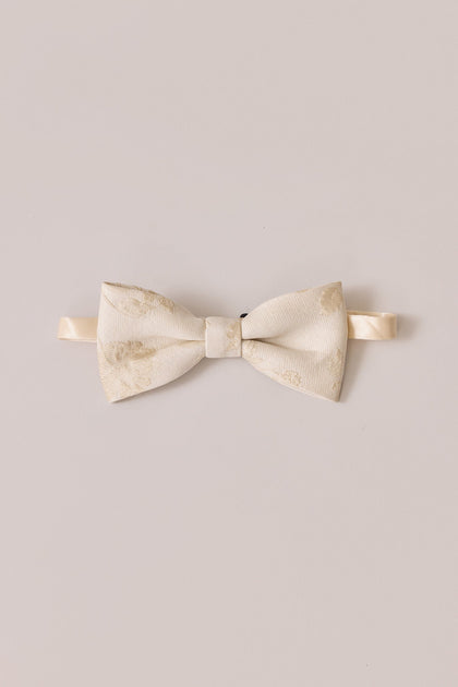 Jacquard Bowtie | Made To Order | Champagne