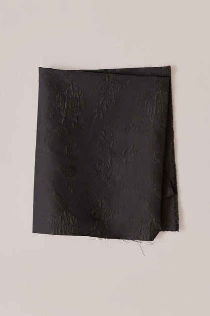 Jacquard Fabric By Yard | Black