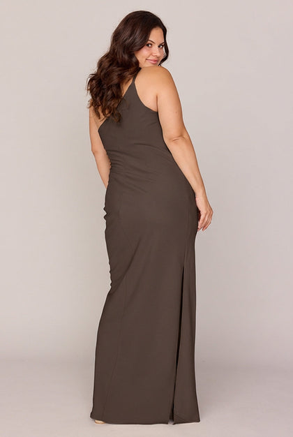 Jade Crepe Dress | Made To Order | Espresso