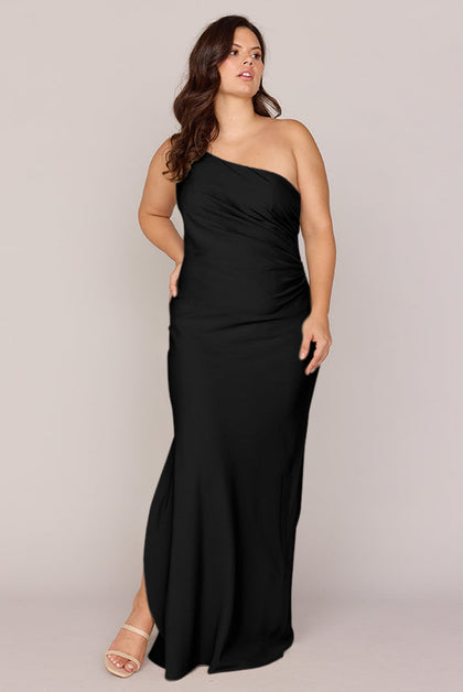 Jade Crepe Dress | Made To Order | Black