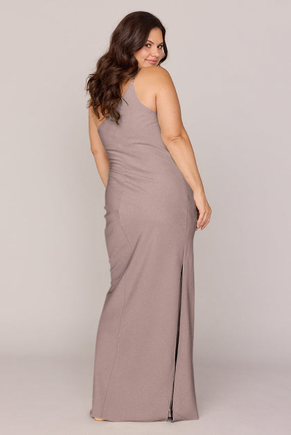 Jade Crepe Dress | Made To Order | Latte