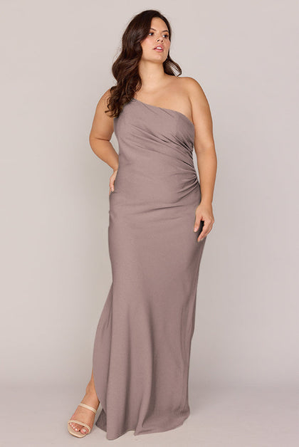 Jade Crepe Dress | Made To Order | Latte