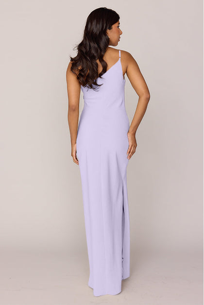 Jade Crepe Dress | Made To Order | Light Lavender