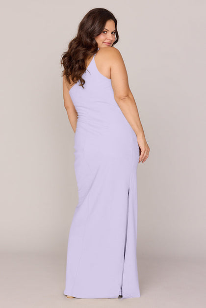 Jade Crepe Dress | Made To Order | Light Lavender