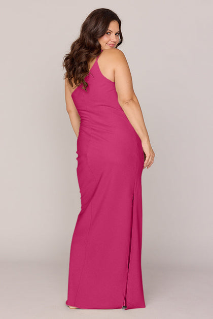 Jade Crepe Dress | Made To Order | Malibu Pink