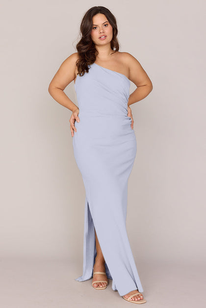 Jade Crepe Dress | Made To Order | Periwinkle